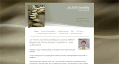 Desktop Screenshot of personcentredcounsellingservices.com